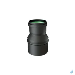 Augmentation Femelle Ø80 / Mâle Ø100 ÉMAIL Avec Joint à Lèvres