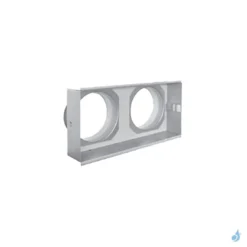 Boîtier De Raccordement Ø125 Ou Ø150 Sur Grille à Lamelles KEMP 350 X 200 Mm