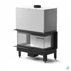 Cheminée à Bois à Trois Faces MCZ Plasma 95T Wood Puissance 13.2kW Sortie Fumée Supérieure Ø20 Cm