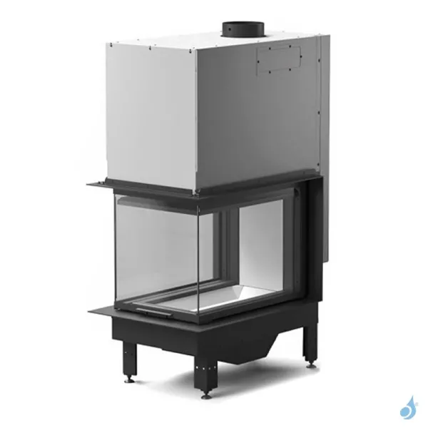 Cheminée à Bois à Trois Faces MCZ Plasma T50 Wood Puissance 18.2kW Sortie Fumée Supérieure Ø20 Cm