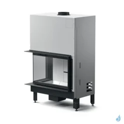 Cheminée à Bois D'angle MCZ Plasma 95 DX/SX Wood Puissance 14.8kW Sortie Fumée Supérieure Ø20 Cm