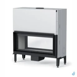 Cheminée à Bois Double Face MCZ Plasma 115B Wood Puissance 12.6kW Sortie Fumée Supérieure Ø20 Cm