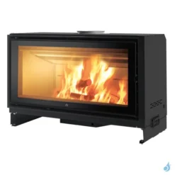 Cheminée à Bois EDILKAMIN Screen Evo 100 Puissance 14.6kW Sortie Fumée Supérieure