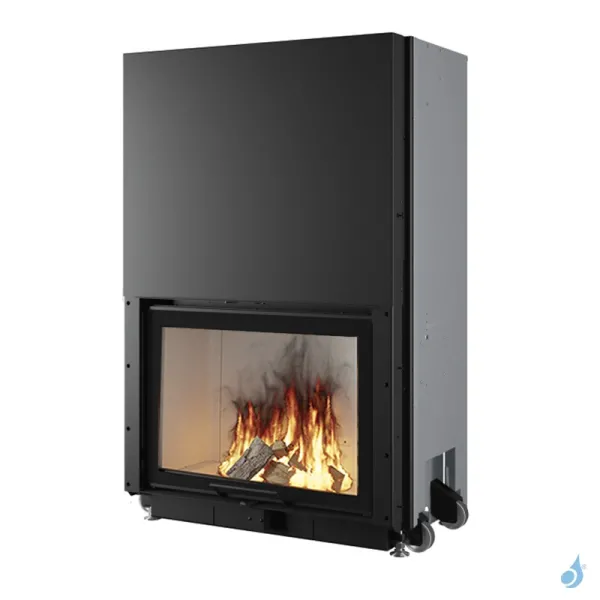Cheminée à Bois EDILKAMIN Windo 70 Evo Puissance 15kW Sortie Fumée Supérieure Ø18 Cm