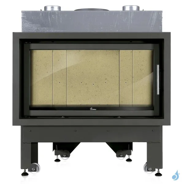 Cheminée à Bois Lacunza Inca 100 V CV Puissance 15.5kW Avec Ventilateur Sortie Fumée Ø25 Cm – Image 2