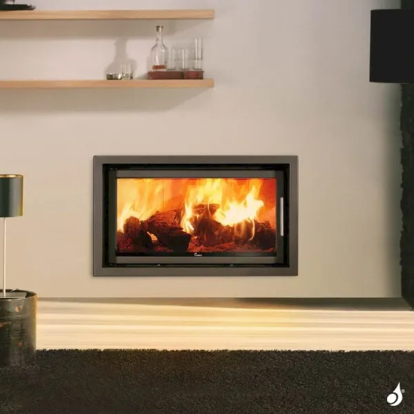 Cheminée à Bois Lacunza Inca 100 V Puissance 15.5kW Convection Naturelle Sortie Fumée Ø25 Cm – Image 4