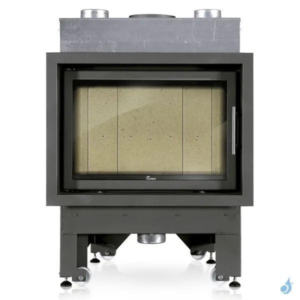 Cheminée à Bois Lacunza Inca 80 V Puissance 15.0kW Convection Naturelle Sortie Fumée Ø20 Cm – Image 2