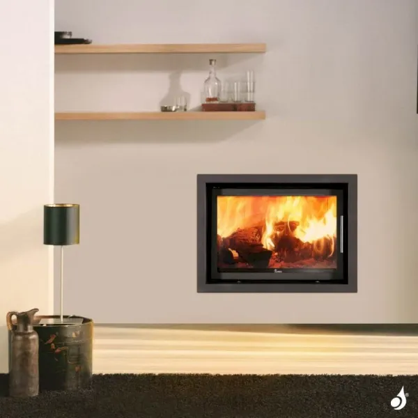 Cheminée à Bois Lacunza Inca 80 V Puissance 15.0kW Convection Naturelle Sortie Fumée Ø20 Cm – Image 5