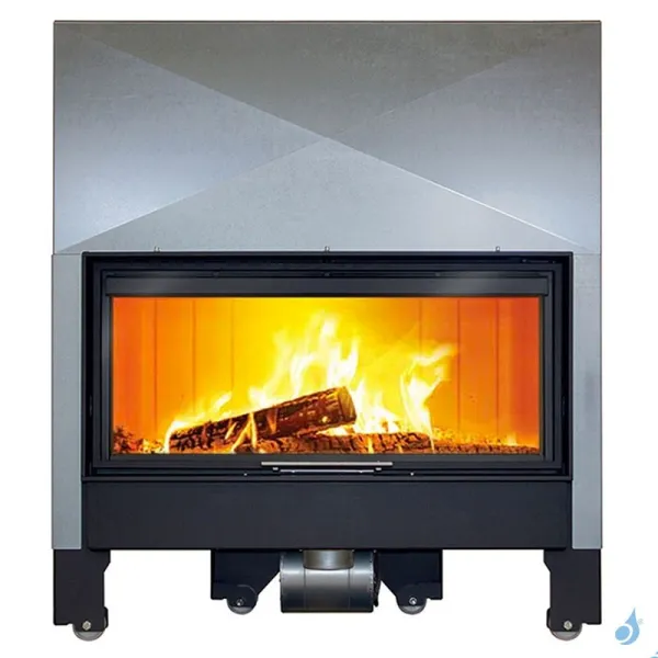 Cheminée à Bois Lacunza Itaca 120 Eco Puissance 14.0kW Convection Naturelle Sortie Fumée Ø20 Cm