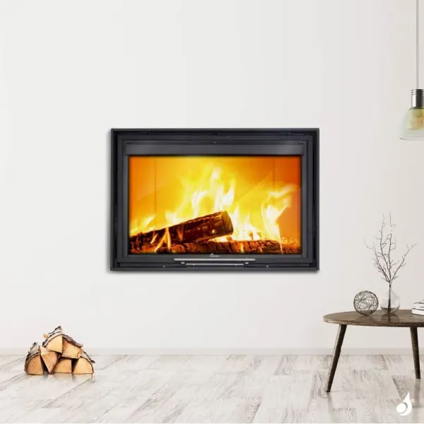 Cheminée à Bois Lacunza Itaca 80 Eco Puissance 12.0kW Convection Naturelle Sortie Fumée Ø20 Cm – Image 6