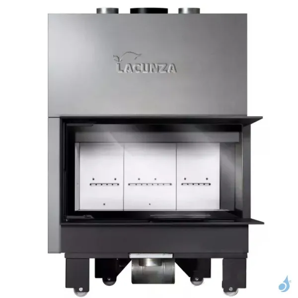 Cheminée à Bois Lacunza Izaro 100 CLI/CLD CV Puissance 15.5kW Avec Ventilateur Sortie Fumée Ø20 Cm – Image 2