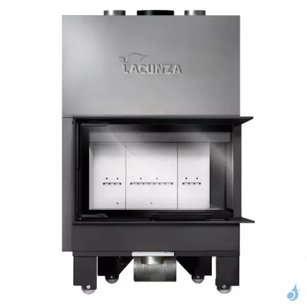 Cheminée à Bois Lacunza Izaro 80 CLI/CLD CV Puissance 12.5kW Avec Ventilateur Sortie Fumée Ø20 Cm – Image 2