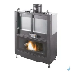 Cheminée à Bois Palazzetti Ecomonoblocco EM 16:9 Frontale Puissance 19.8kW A