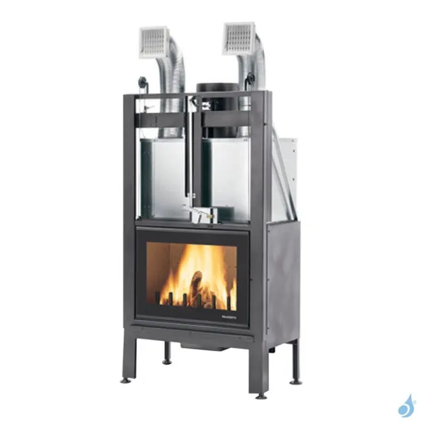 Cheminée à Bois Palazzetti Ecomonoblocco MX 78 Frontale Puissance 13kW A