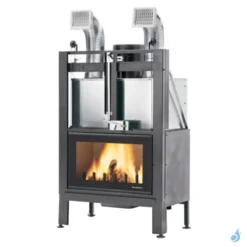 Cheminée à Bois Palazzetti Ecomonoblocco MX 86 Frontale Puissance 16kW A
