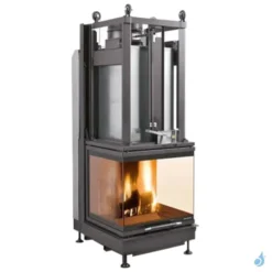 Cheminée à Bois Palazzetti Ecomonoblocco S66 3D Puissance 14.6kW A+