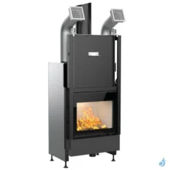 Cheminée à Bois Palazzetti Ecomonoblocco WTX 70 Frontale Puissance 14.7kW Classe Énergétique A+