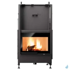 Cheminée à Bois Palazzetti Ecomonoblocco WTX 80 Frontale Puissance 17.8kW Classe Énergétique A+