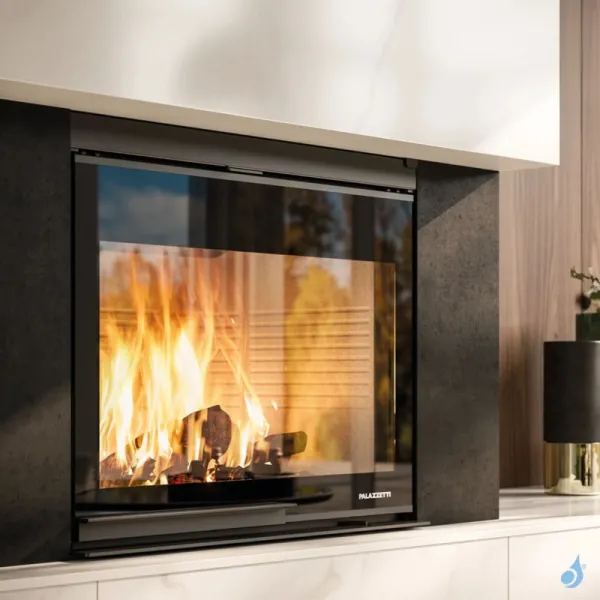 Cheminée à Bois Palazzetti Ecomonoblocco WTX 90 Frontale Puissance 19.1kW Classe Énergétique A+ – Image 3