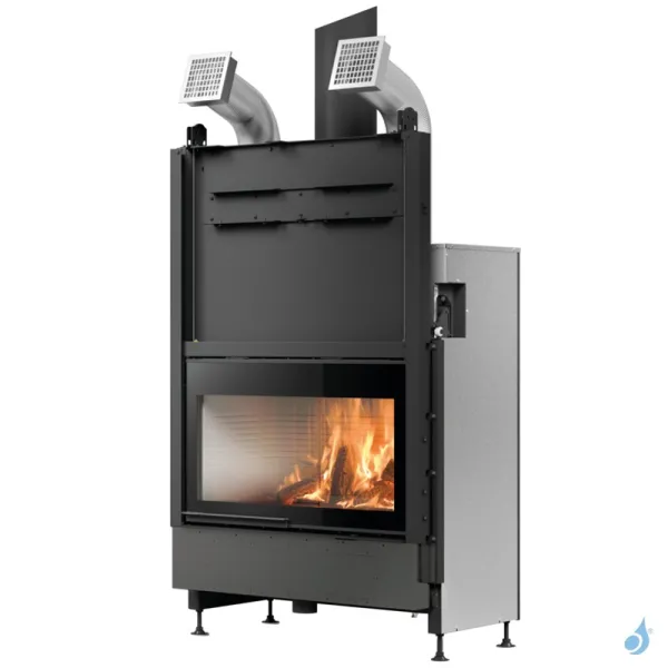 Cheminée à Bois Palazzetti Ecomonoblocco WTX 90 Frontale Puissance 19.1kW Classe Énergétique A+