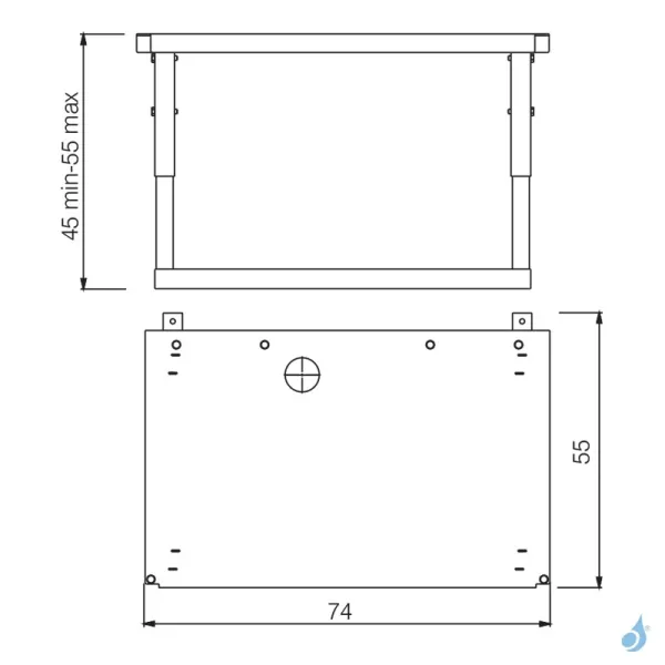 Chevalet Pour Insert à Granulés Edilkamin Pellkamin Evo 8/Evo 10 Plus – Image 2