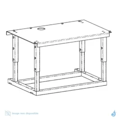 Chevalet Réglable Pour Foyer à Granulés Edilkamin Pellkamin 12 Evo/Pellkamin2 12