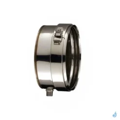 Cône D'écoulement Avec Purge Latérale Poujoulat Inox 316 Ø130 Mm