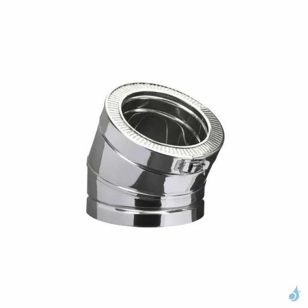 Coude 30° TI Therminox Poujoulat Ø80 à Ø200