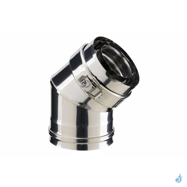 Coude 45° PGI Poujoulat Ø80/130 Ou Ø100/150