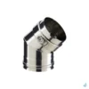 Coude à Secteur 45° Poujoulat Inox 316 Ø100/130/150 Mm