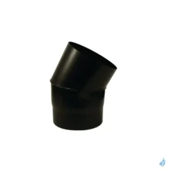 Coude à Segment 30° TEN ÉMAIL 0.6mm Noir Mat Ø125 Ou Ø150 Mm