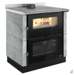 Cuisinière à Bois Encastrable La Nordica Verona XXL VST Petra Puissance 7.0kW Sortie Fumée Supérieure Ou Postérieure