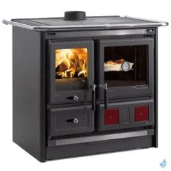 Cuisinière à Bois La Nordica Rosa L 5.0 VST Puissance 9.5kW Sortie Fumée Supérieure