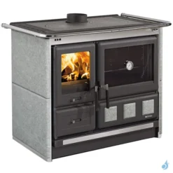 Cuisinière à Bois La Nordica Rosa XXL 5.0 VST Petra Puissance 11kW Sortie Fumée Supérieure
