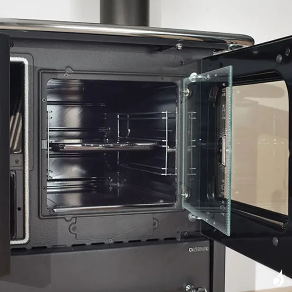 Cuisinière à Bois La Nordica Sovrana Easy Evo 2.0 Puissance 7.5W Sortie Fumée Supérieure – Image 4