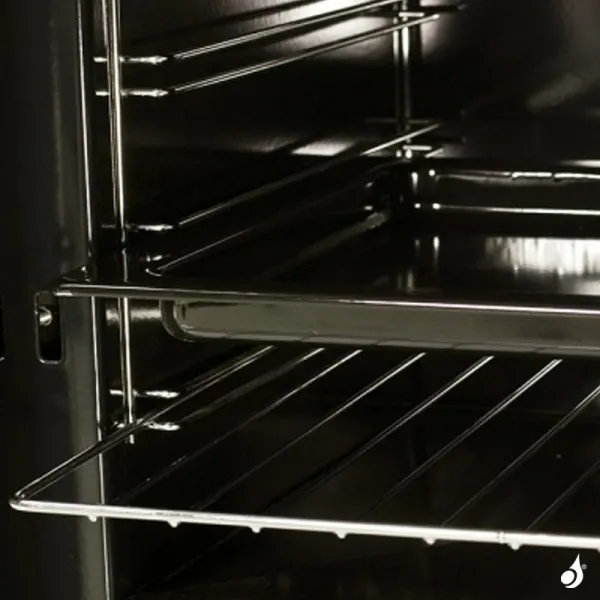 Cuisinière à Bois Lacunza Etna 5T EV Top En Vitrocéramique Puissance 8kW Sortie Fumée Postérieure Ø15 Cm – Image 3