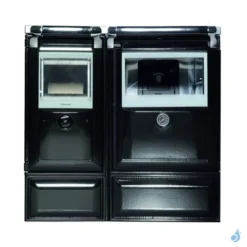 Cuisinière à Bois Lacunza Vulcano 7T EE Puissance 10kW Top En Fonte Sortie Fumée Supérieure Ou Postérieure Ø15 Cm