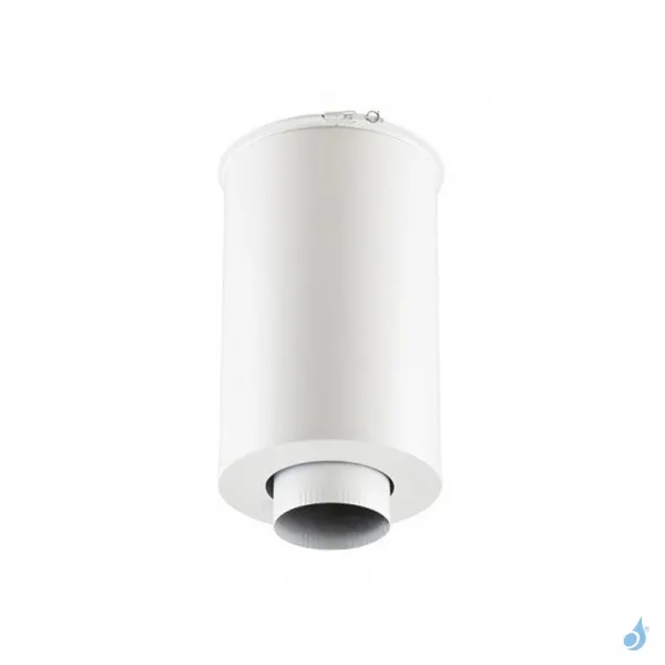 Élément Droit De Finition EDP 150 TZ Poujoulat Hauteur 45 Cm Raccordement Ø150