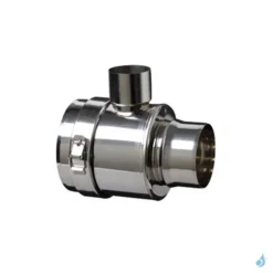 Élément Droit Prise D'air Horizontal PGI Poujoulat Ø80/130 Ou Ø100/150