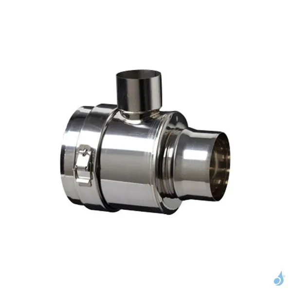 Élément Droit Prise D'air Horizontal PGI Poujoulat Ø80/130 Ou Ø100/150