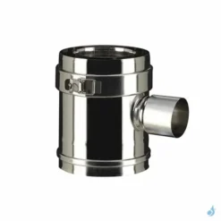 Élément Droit Prise D'air Pour Support Au Sol Réglable PGI Poujoulat Ø80/130