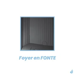 Foyer En Fonte Pour Poêle à Bois Edilkamin Réf. 1077150 Ou 1182500