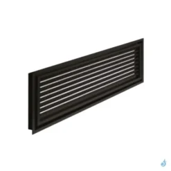 Grille à Lamelles Pour Coffrage KEMP AIR+ Blanc Ou Noir 90 X 25 Cm