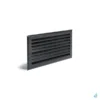 Grille à Lamelles Pour Coffrage KEMP Blanc Ou Noir 345 X 195 Mm