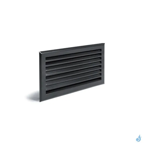 Grille à Lamelles Pour Coffrage KEMP Blanc Ou Noir 345 X 195 Mm