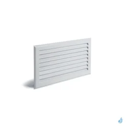 Grille à Lamelles Pour Coffrage KEMP Blanc Ou Noir 535 X 190 Mm