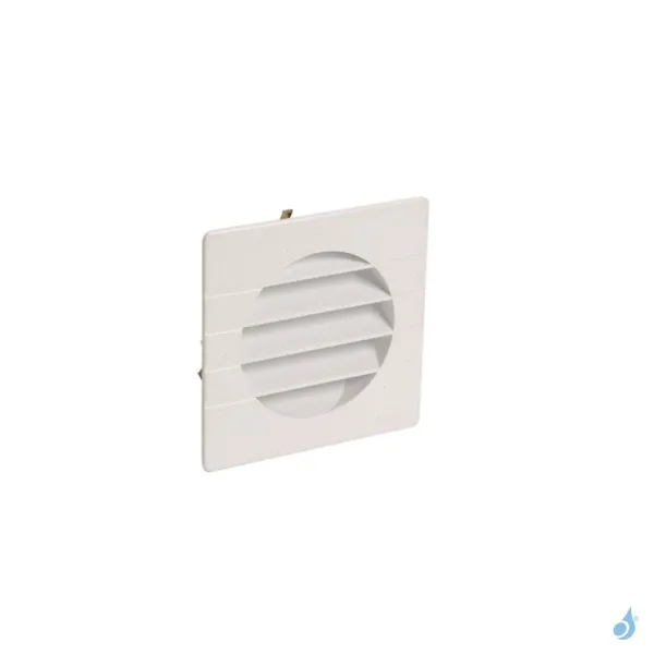 Grille D'aération Extérieure Clipsable PVC Sable Ou Blanc Ø80 à Ø125 Mm