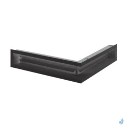 Grille D'angle Coffrage à Lamelles KEMP Soho Raccourcie Blanc Ou Noir 500 X 500 Mm