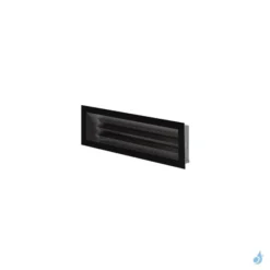 Grille De Coffrage à Lamelles KEMP Soho Raccourcie Blanc Ou Noir L.370 H.130 P.65 Mm