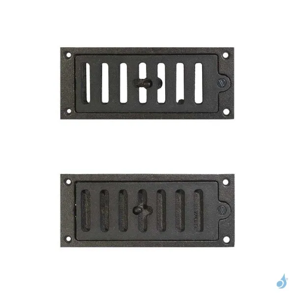 Grille Intérieure Obturale En Fonte 185 X 75 Mm Pour Arrivée D'air – Image 3